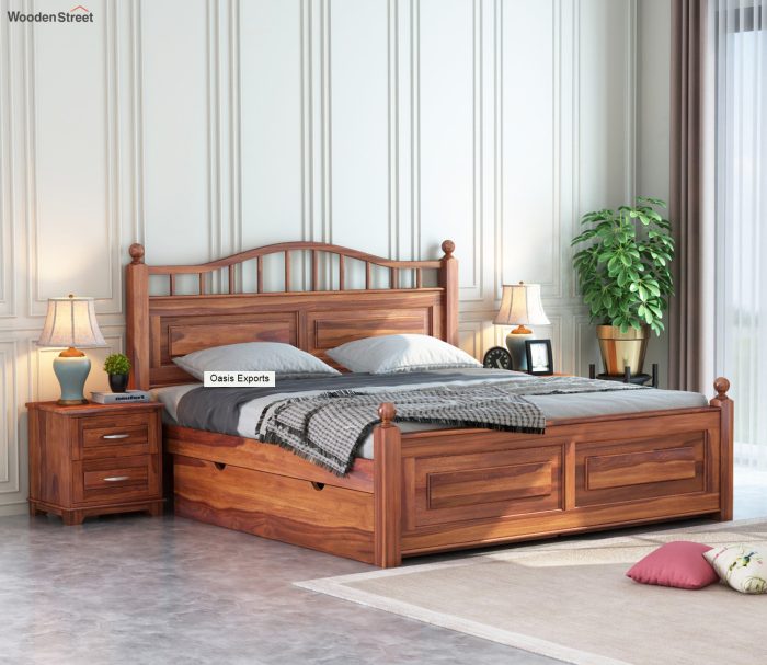 madison-sheesham-wood-with-storage-queen-honey