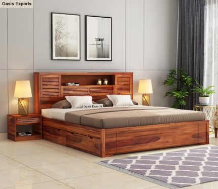 beds-queen-size-drawer-storage-sheesham-wood-honey-finish
